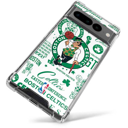 NBA Boston Celtics Historic Blast Google Pixel 7 Pro Clear Case